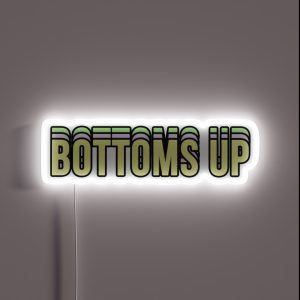 Bottoms Up RGB Neon Sign Bottoms Up RGB Neon Sign