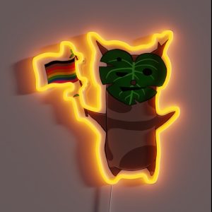 BOTW Korok Rainbow Pride Flag RGB Neon Sign