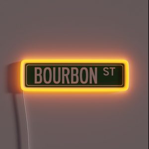 BOURBON ST RGB Neon Sign BOURBON ST RGB Neon Sign