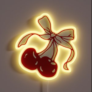 Bow Tied Cherries RGB Neon Sign Bow Tied Cherries RGB Neon Sign