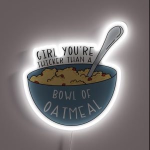 Bowl Of Oatmeal Vine RGB Neon Sign Bowl Of Oatmeal Vine RGB Neon Sign