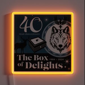 Box Of Delights Main Image 40 Year Anniversary 2024 RGB Neon Sign