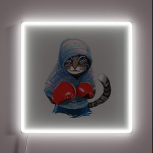 Boxing Cat RGB Neon Sign Boxing Cat RGB Neon Sign
