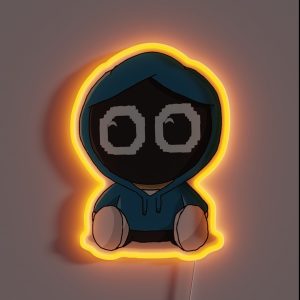 Boy With Cat Boywithuke RGB Neon Sign