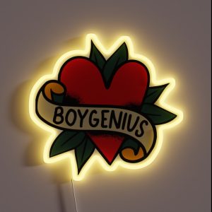 Boygenius Tattoo RGB Neon Sign