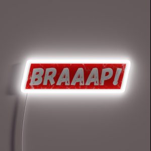 Braap Motorcycle Motocross Enduro Gift RGB Neon Sign