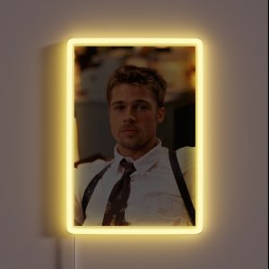 Brad Pitt 2000 S RGB Neon Sign
