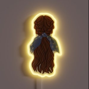 Braided Hair RGB Neon Sign