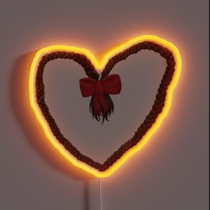 Braided Heart RGB Neon Sign