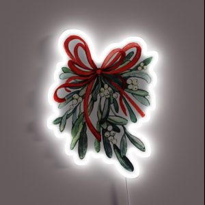 Branch Of Mistletoe RGB Neon Sign