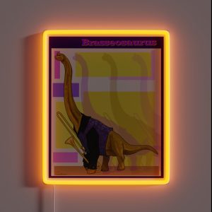 Brasseosaurus RGB Neon Sign