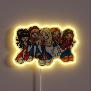 Bratz Animated RGB Neon Sign