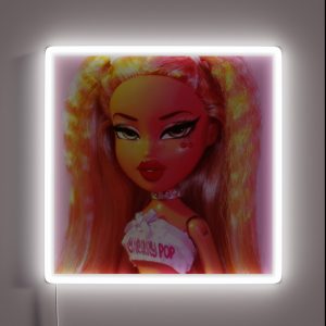 Bratz Doll Aesthetic RGB Neon Sign