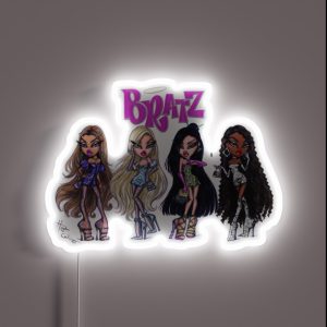 Bratz Dolls Logo RGB Neon Sign