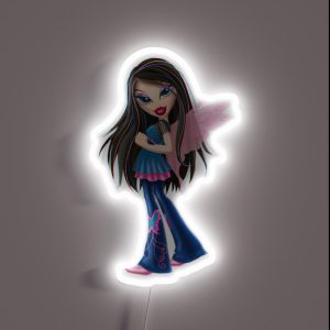 Bratz Fashion Pixiez Jade RGB Neon Sign