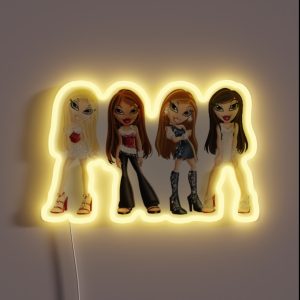 Bratz Forever Diamondz Group 1 RGB Neon Sign