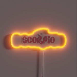 Bratz Pink Scorpio Sign RGB Neon Sign