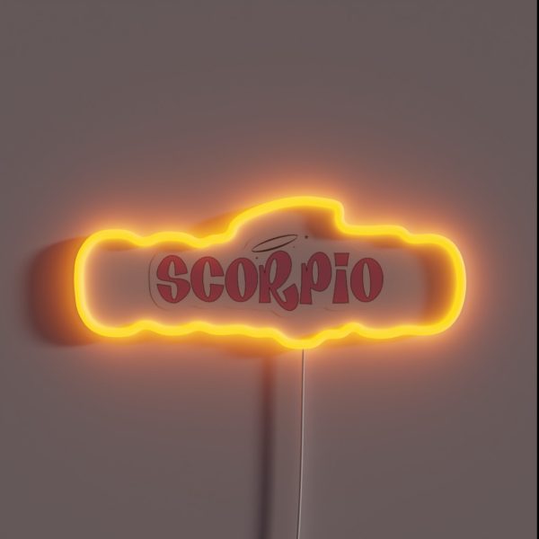Bratz Pink Scorpio Sign RGB Neon Sign