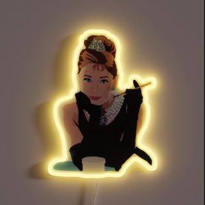 Breakfast At Tiffanys RGB Neon Sign