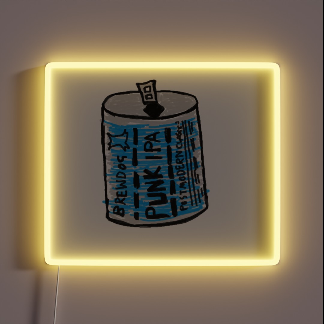 Brew Dog PUNK IPA RGB Neon Sign Brew Dog PUNK IPA RGB Neon Sign