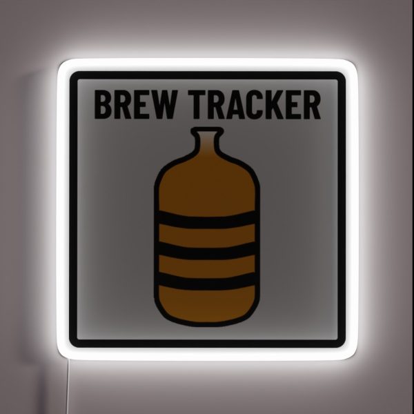 Brew Tracker Home Brewing RGB Neon Sign