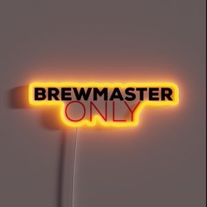Brewmaster Only RGB Neon Sign Brewmaster Only RGB Neon Sign