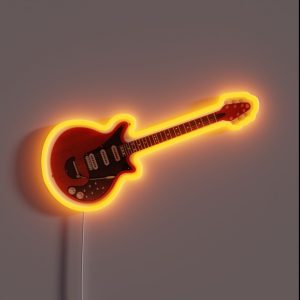 Brian May S Guitar Red Special Queen RGB Neon Sign