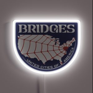 Bridges Logo RGB Neon Sign