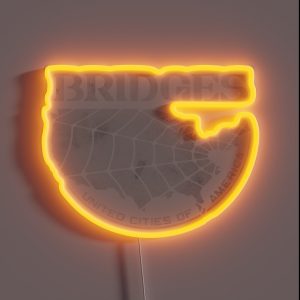 Bridges Logo V1 RGB Neon Sign