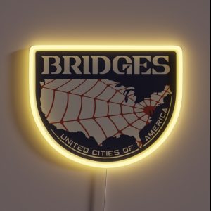 Bridges Logo V2 RGB Neon Sign