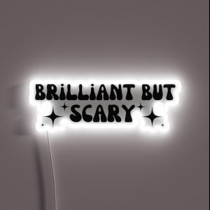 Brilliant But Scary Harry P Hp Quote RGB Neon Sign