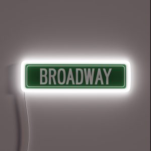 BROADWAY NYC RGB Neon Sign
