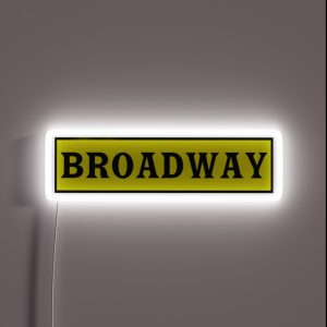 Broadway RGB Neon Sign