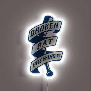 Broken Bat Brewing Company RGB Neon Sign