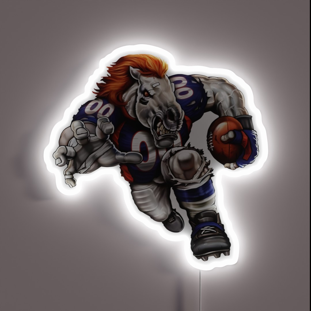 Broncos00 Touchdown In Denver RGB Neon Sign Broncos00 Touchdown In Denver RGB Neon Sign