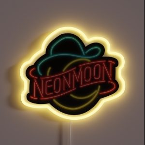 Brooks And Dunn Neon Moon RGB Neon Sign