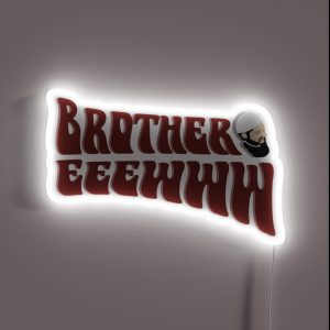 Brother Eeewww Face RGB Neon Sign