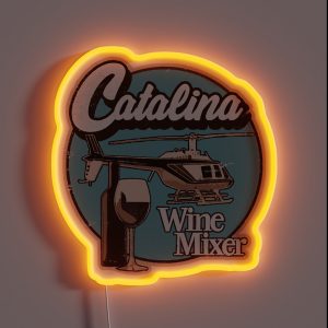 Brothers Catalina Wine Mixer Funny RGB Neon Sign
