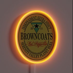 Browncoats Independent Extra Stout RGB Neon Sign Browncoats Independent Extra Stout RGB Neon Sign