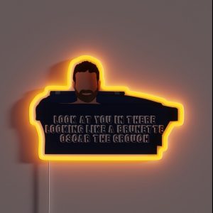 Brunette Grouch RGB Neon Sign