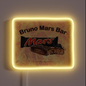 Bruno Mars Bar RGB Neon Sign