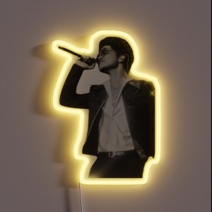 Bruno Mars Classic RGB Neon Sign