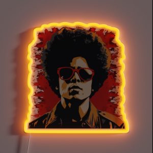 Bruno Mars Colorfull Vintage RGB Neon Sign