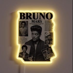 Bruno Mars Pop Music Concert 2023 RGB Neon Sign Bruno Mars Pop Music Concert 2023 RGB Neon Sign