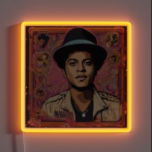 Bruno Mars RGB Neon Sign