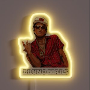 Bruno Mars RGB Neon Sign Bruno Mars RGB Neon Sign