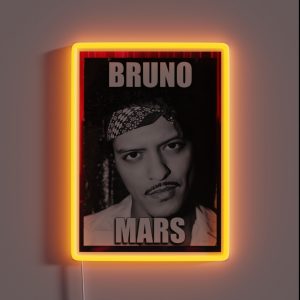 Bruno Mars RGB Neon Sign