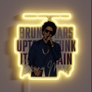 Bruno Mars RGB Neon Sign