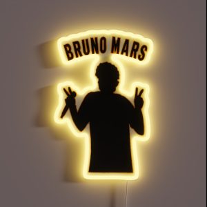 Bruno Mars RGB Neon Sign