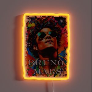 Bruno Mars RGB Neon Sign